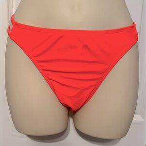 Xhilaration scrunch bikini bottom ladies coral color